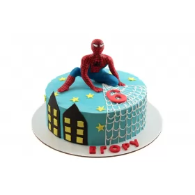 Торт человек паук без мастики - 73 photo